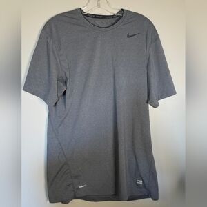 Nike Men’s Gray Short Sleeve Dri-FIT PRO